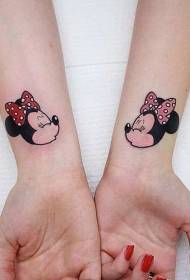 Tattoo cartoon character creative Disney cartoon character tattoo pattern