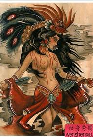 Популярный красивый племенной образец татуировки красоты