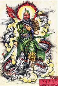 Lluniau ac ystyron tatŵs Guan Yu Guan Gong