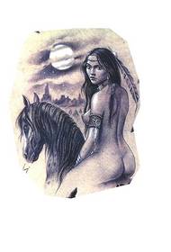 Wzór tatuażu Indian Beauty Horse (tatuaż)