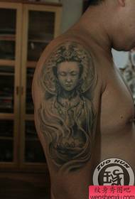 Arm classic popular Dunhuang tattoo pattern