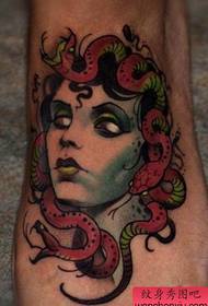 Recommend a Medusa tattoo on the instep