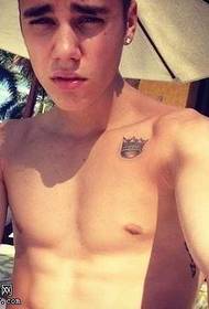 Den Justin Bieber Weist Been Bidden Tattoo Muster