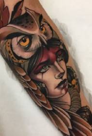 Reális állati és portré tetoválások - spanyol tetováló művész, Alvaro Alonso tetoválás alkotás