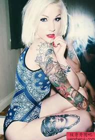 Sexy girl tattoo photo