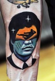 Kreativna slika tetovaže vješt kreativni uzorak tetovaža