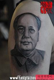 Wapen klassiek populair een van de voorzitter Mao tattoo-ontwerpen