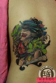 Gerrian geisha edertasun tatuaje eredua