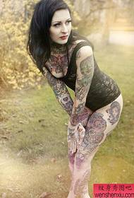 Sexy girl tattoo photo