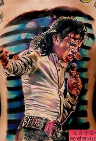Klasični uzorak za tetovažu portreta Jacksona