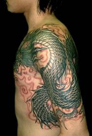 Super domineering over-the-shoulder dragon tattoo encyclopedia