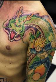 Dragon tatoveringsmønster