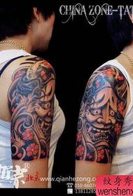 Arm pop populaire traditionele prajna tattoo patroon