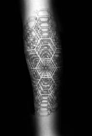 Geometrické vzory tetování Geometrické vzory tetování se silným vizuálním dopadem