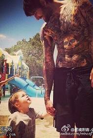 Modetrend Papa Tattoo-Muster