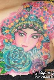 Најновији узорак тетоважа из 2011. године - најновији цветни узорак тетоважа (фино)