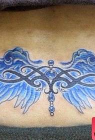 Iphethini Yabantu Abesifazane Abesifazane: I-Wist Colour Wings Totem Tattoo iphethini ye-tattoo