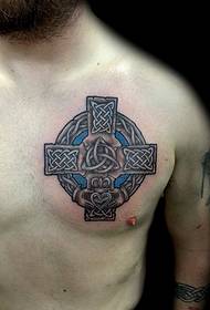 Багато вродливих дизайнів татуювань з хрестом