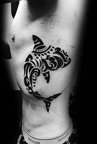 Pelbagai reka bentuk tatu totem yang indah lelaki