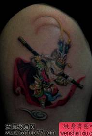 Leuke earm Qitian Dasheng Sun Wukong tattoo patroan