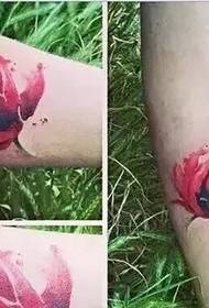 Un set di belli tatuaggi di l'aquarellu per e donne