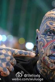 Europski i američki stil fashionista tetovaža uzorak