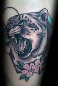 Leopard tattoo pattern _9 physique male leopard tattoo pattern