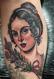 Anglická slova o stehně a kouření žena tetování