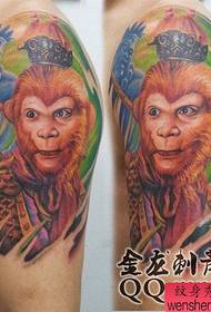 Manlig arm är cool, Qitian Dasheng Sun Wukong tatueringsmönster