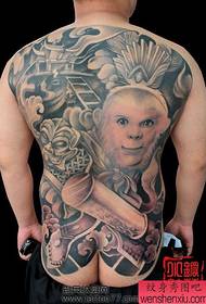 Giornata a tutto tondo, il modello del tatuaggio sacro Sun Wukong