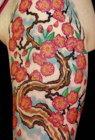 Tattoo 520 Gallery: Big Arm Plum Tattoo Pattern Picture