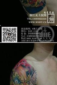 Male arm is very handsome classic Tang lion tattoo pattern