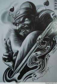Zhong Rong Ghost Tattoo Patroon Picture