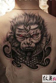 Borite se protiv uzorka tetovaže Buddha Sun Wukong Daquan