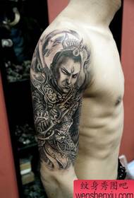 Mtindo wa tattoo wa Arm Erlang Zhenjun Yang Lan