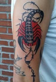Scorpion irudi tatuajeak Pintura tatuaje diseinu trebea
