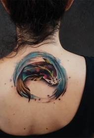 Tattoo koi uzorak šareni koi uzorak tetovaža