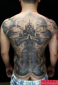 Cool full back Wei Wei Buddha tattoo pattern