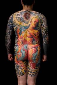 Класична атмосфера татуювання грецької богині татуювання