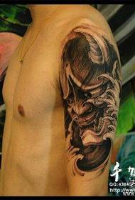 Handsome and popular prajna tattoo pattern