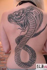 Gyvatės totemo tatuiruotės dizaino rinkinys, tinkantis tiek vyrams, tiek moterims