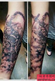 Arm domineering popular Sun Wukong tattoo pattern