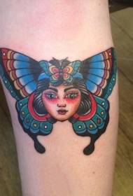 Gloria tattoos Threicae papilio pictura 翩翩 volat exemplar,