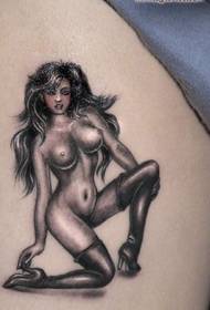 Beauty Tattoo Pattern: Noge Alternativni seksi Beauty Tattoo Pattern