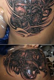 Pojkarnas ryggmode, stilig Qitian Dasheng Sun Wukong tatueringsmönster