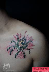 Iphethini yesilisa yesigcawu se-pop spider tattoo