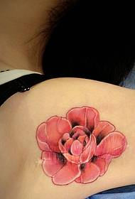 Aroma beau motif de tatouage de fleurs