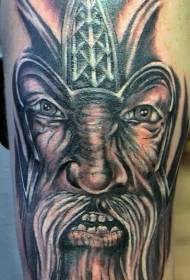 Modeli tatuazh i realizuar nga piratët e zi pirater, 126748 @ modeli tatuazh logjik i pirateve dhe karafilave