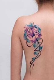 37 hermosos tatuajes de acuarela para niñas