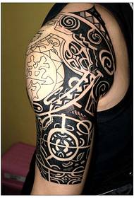Totem tattoo for men's arm atmosphere